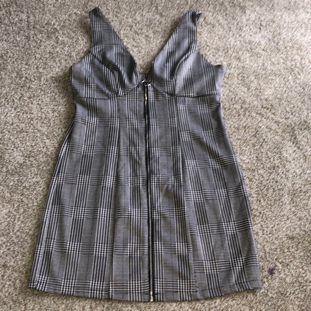 cute patterned zip up dress